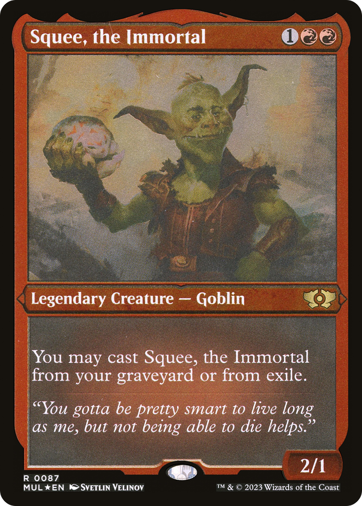 Squee, the Immortal (Foil Etched) [Multiverse Legends] | Rook's Games and More
