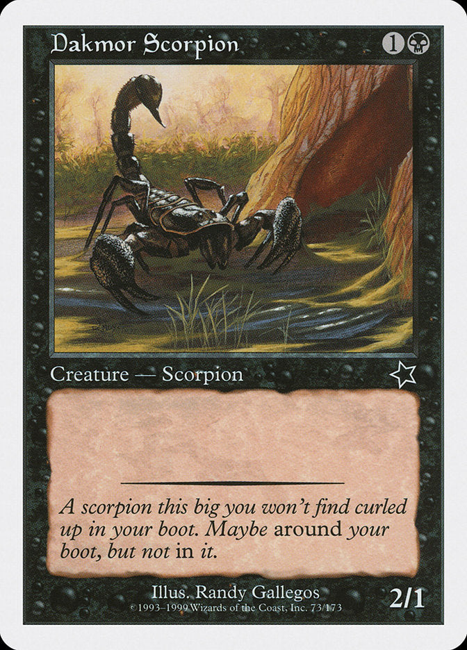 Dakmor Scorpion [Starter 1999] | Rook's Games and More