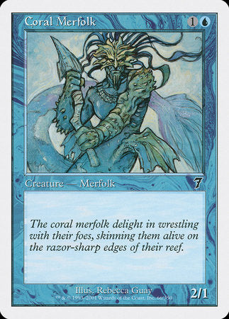 Coral Merfolk [Seventh Edition] | Rook's Games and More