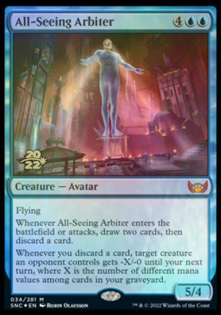 All-Seeing Arbiter [Streets of New Capenna Prerelease Promos] | Rook's Games and More
