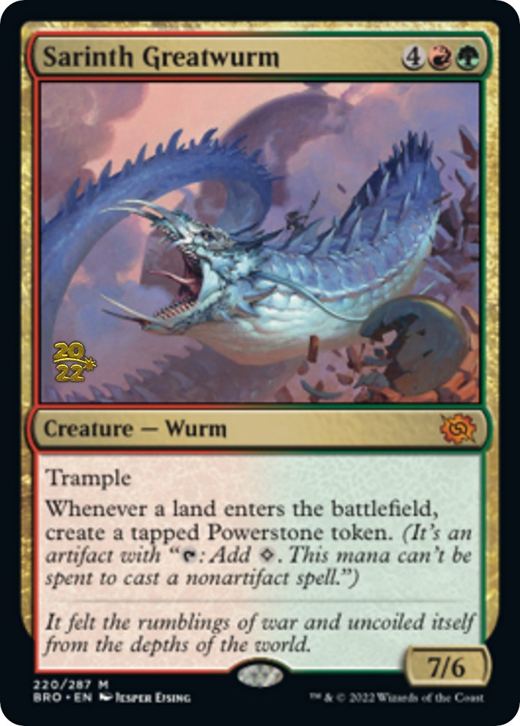 Sarinth Greatwurm [The Brothers' War: Prerelease Promos] | Rook's Games and More