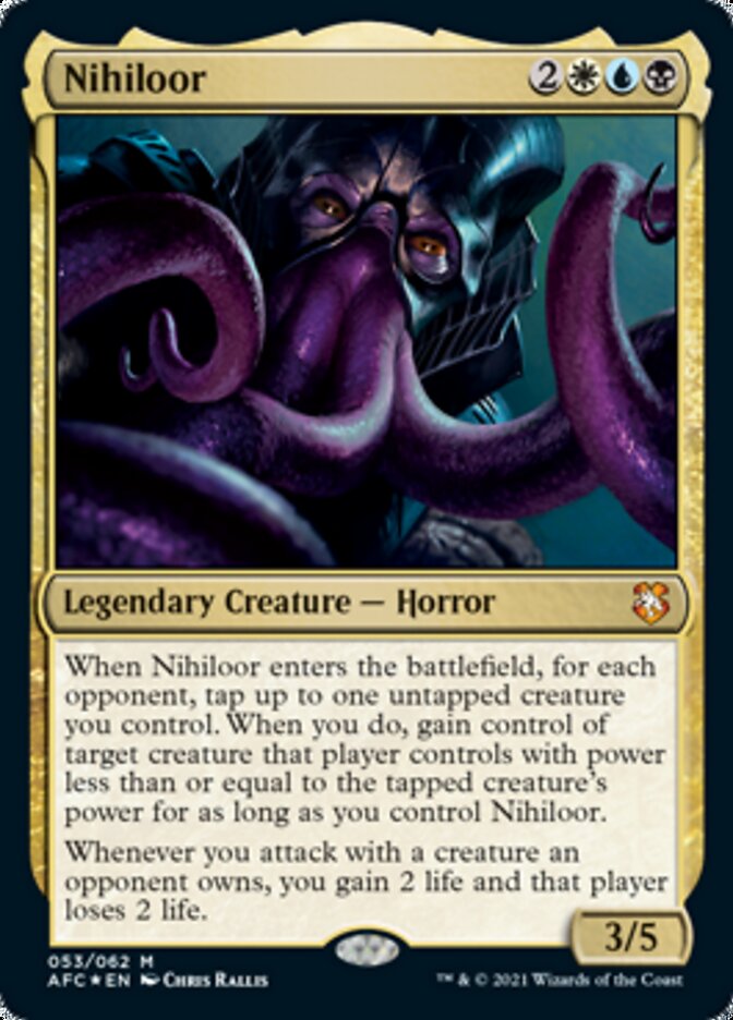 Nihiloor [Dungeons & Dragons: Adventures in the Forgotten Realms Commander] | Rook's Games and More