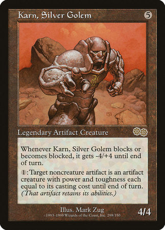 Karn, Silver Golem [Urza's Saga] | Rook's Games and More