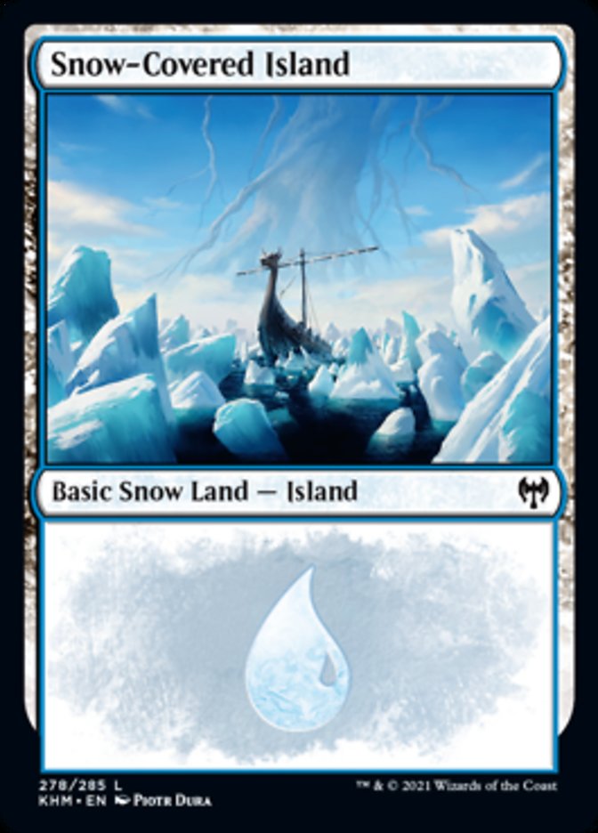 Snow-Covered Island (278) [Kaldheim] | Rook's Games and More