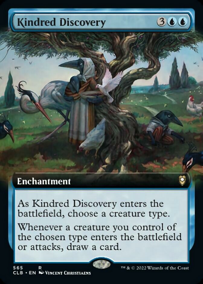 Kindred Discovery (Extended Art) [Commander Legends: Battle for Baldur's Gate] | Rook's Games and More