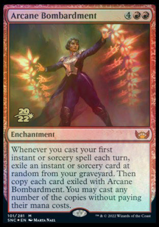 Arcane Bombardment [Streets of New Capenna Prerelease Promos] | Rook's Games and More