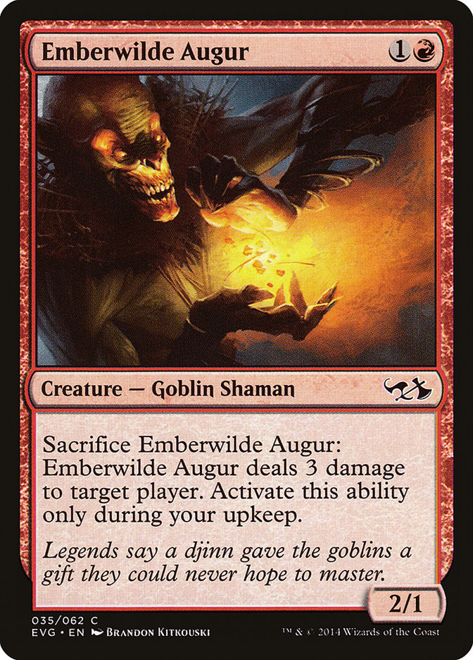 Emberwilde Augur (Elves vs. Goblins) [Duel Decks Anthology] | Rook's Games and More