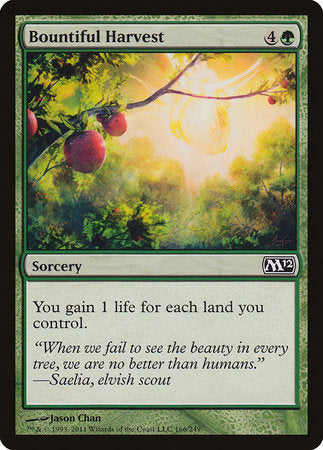 Bountiful Harvest [Magic 2012] | Rook's Games and More