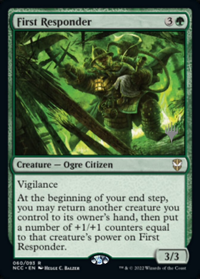 First Responder (Promo Pack) [Streets of New Capenna Commander Promos] | Rook's Games and More