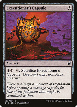 Executioner's Capsule [Commander 2016] | Rook's Games and More