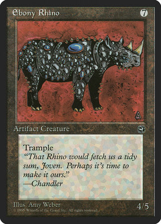 Ebony Rhino [Homelands] | Rook's Games and More