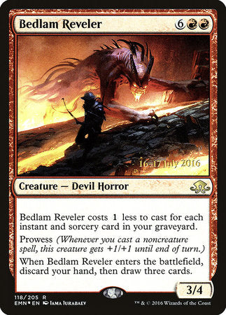 Bedlam Reveler [Eldritch Moon Promos] | Rook's Games and More