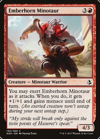 Emberhorn Minotaur [Amonkhet] | Rook's Games and More