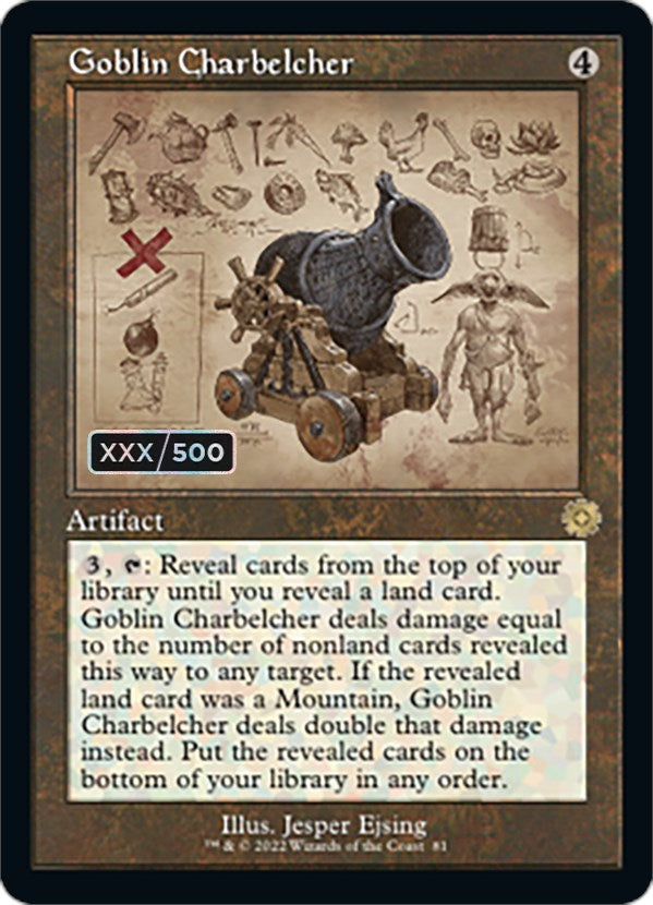 Goblin Charbelcher (Retro Schematic) (Serial Numbered) [The Brothers' War Retro Artifacts] | Rook's Games and More