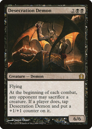 Desecration Demon [Return to Ravnica] | Rook's Games and More