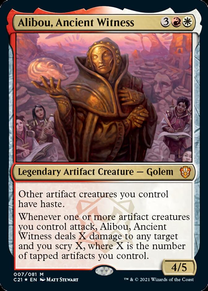 Alibou, Ancient Witness [Commander 2021] | Rook's Games and More