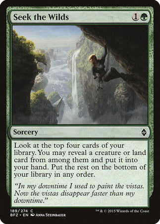 Seek the Wilds [Battle for Zendikar] | Rook's Games and More