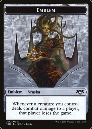 Emblem - Vraska, Golgari Queen [Mythic Edition Tokens] | Rook's Games and More