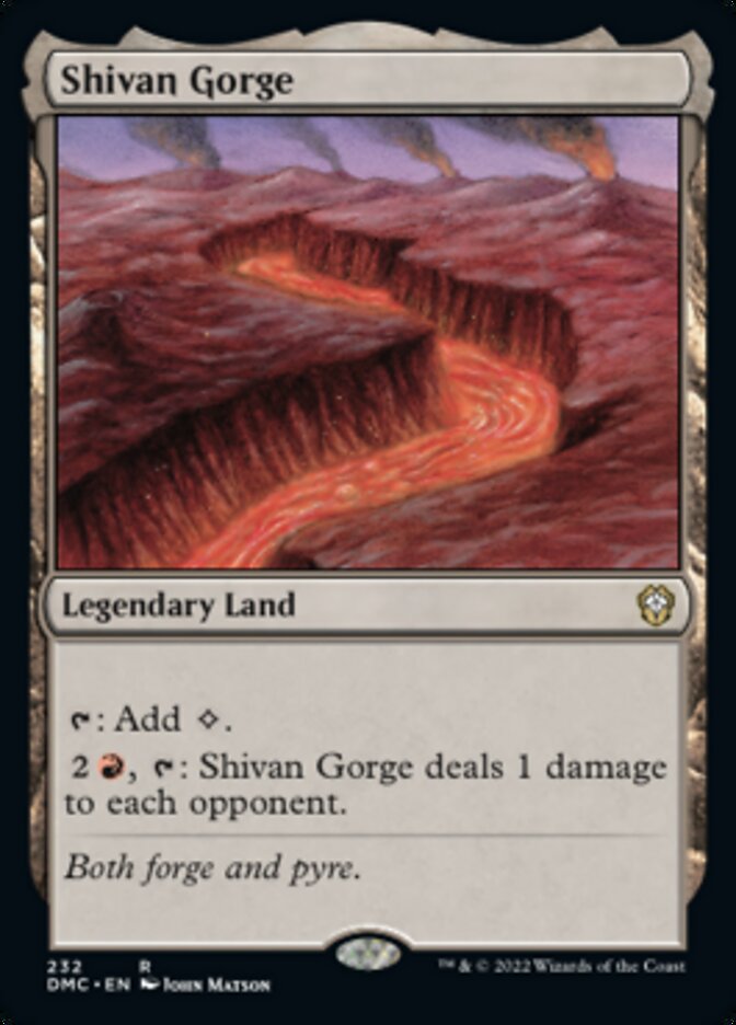 Shivan Gorge [Dominaria United Commander] | Rook's Games and More