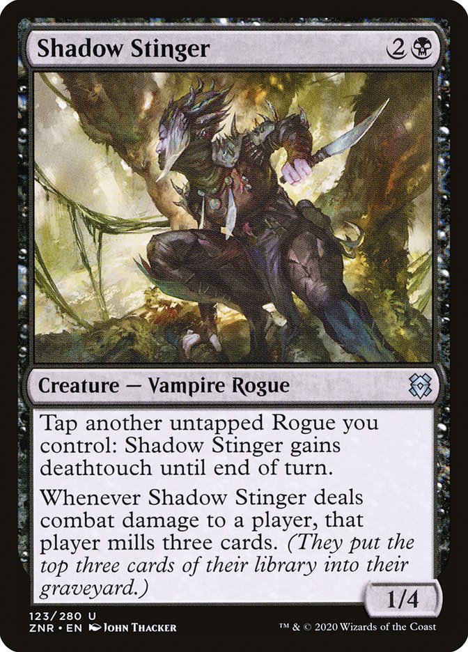 Shadow Stinger [Zendikar Rising] | Rook's Games and More