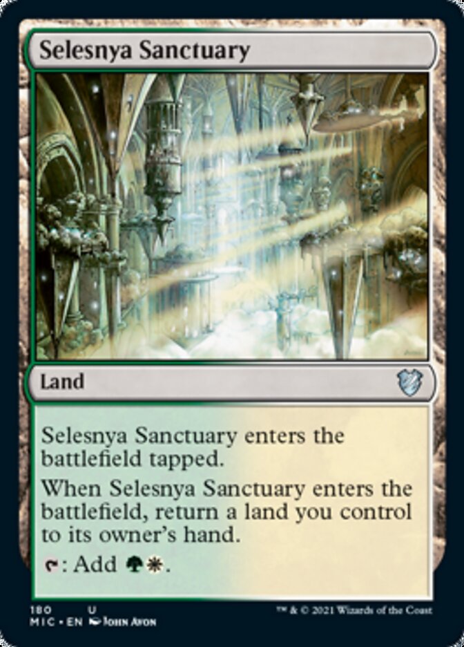 Selesnya Sanctuary [Innistrad: Midnight Hunt Commander] | Rook's Games and More