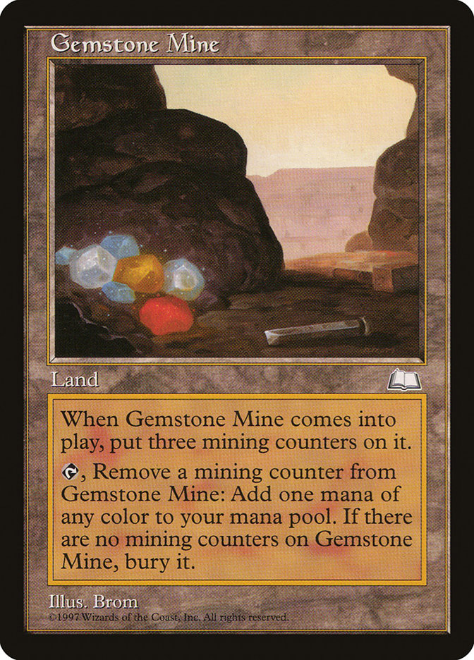 Gemstone Mine [Weatherlight] | Rook's Games and More