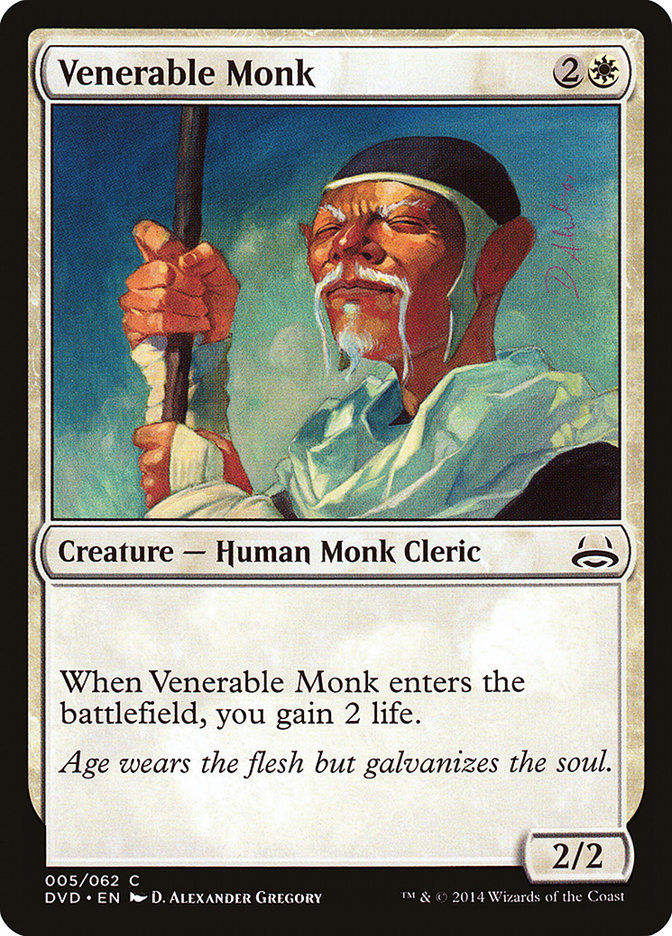 Venerable Monk (Divine vs. Demonic) [Duel Decks Anthology] | Rook's Games and More