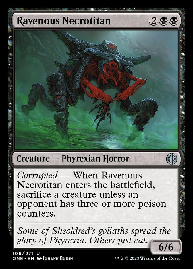 Ravenous Necrotitan [Phyrexia: All Will Be One] | Rook's Games and More