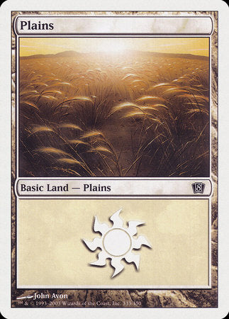 Plains (333) [Eighth Edition] | Rook's Games and More