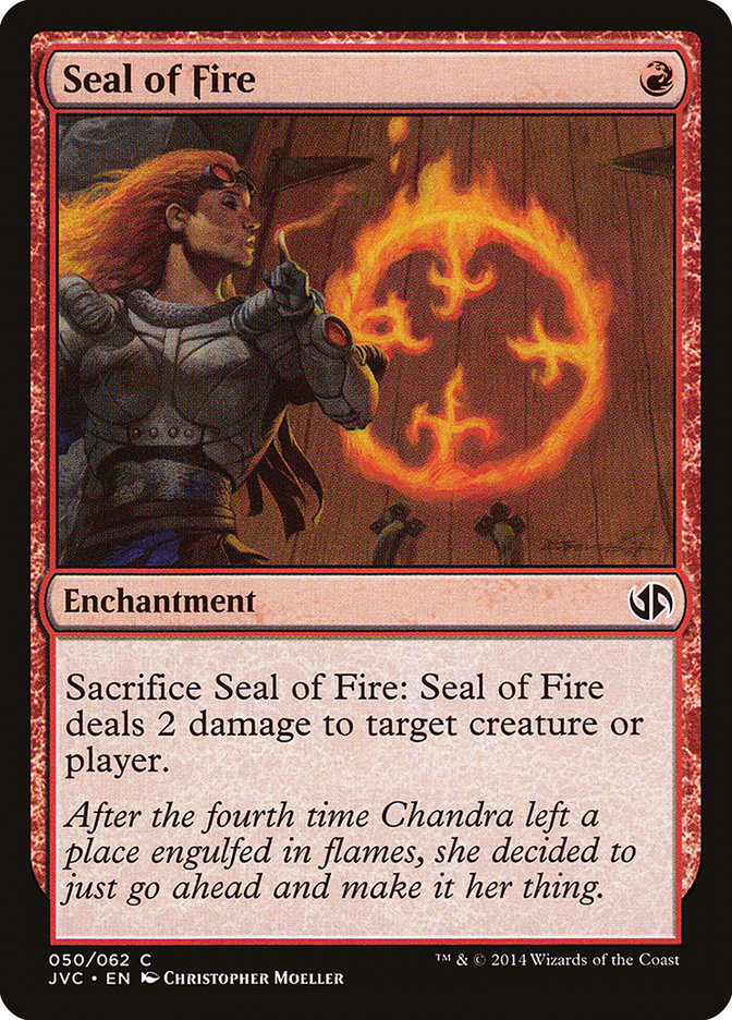 Seal of Fire [Duel Decks Anthology] | Rook's Games and More