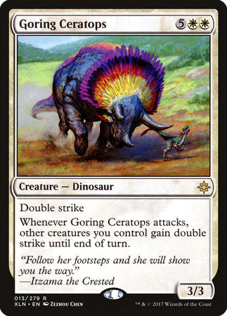 Goring Ceratops [Ixalan] | Rook's Games and More