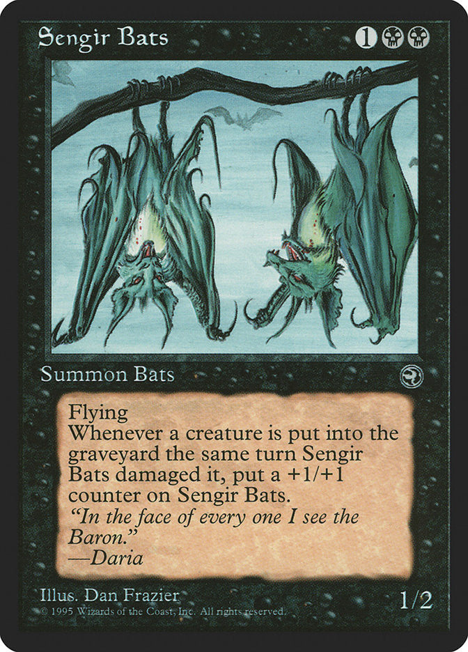 Sengir Bats (Daria Flavor Text) [Homelands] | Rook's Games and More