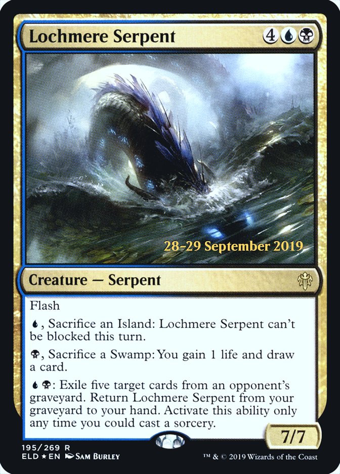 Lochmere Serpent  [Throne of Eldraine Prerelease Promos] | Rook's Games and More