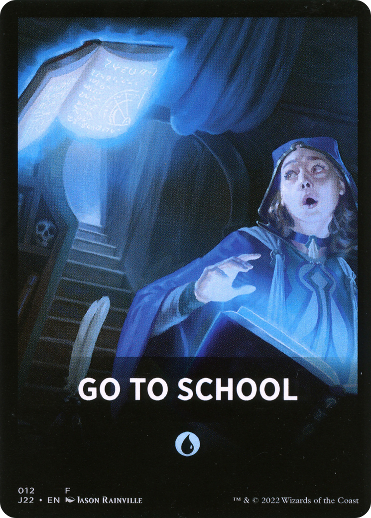 Go to School Theme Card [Jumpstart 2022 Front Cards] | Rook's Games and More