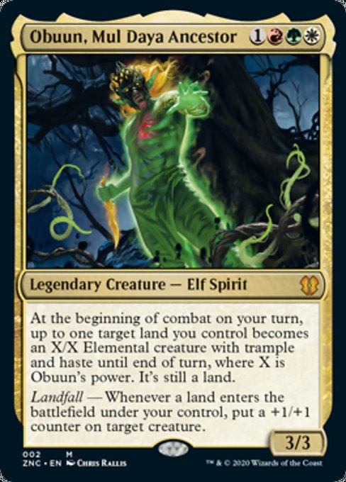 Obuun, Mul Daya Ancestor [Commander: Zendikar Rising] | Rook's Games and More