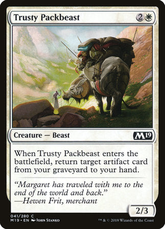 Trusty Packbeast [Core Set 2019] | Rook's Games and More