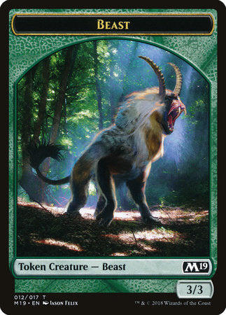 Beast Token [Core Set 2019 Tokens] | Rook's Games and More
