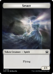 Spirit (9) // Spirit (13) Double-Sided Token [March of the Machine Commander Tokens] | Rook's Games and More