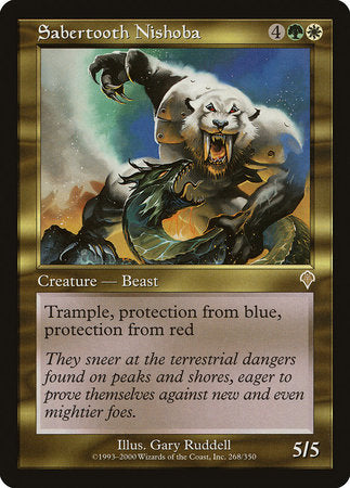 Sabertooth Nishoba [Invasion] | Rook's Games and More