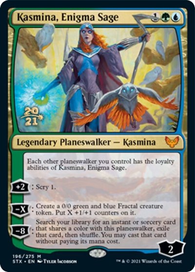 Kasmina, Enigma Sage [Strixhaven: School of Mages Prerelease Promos] | Rook's Games and More