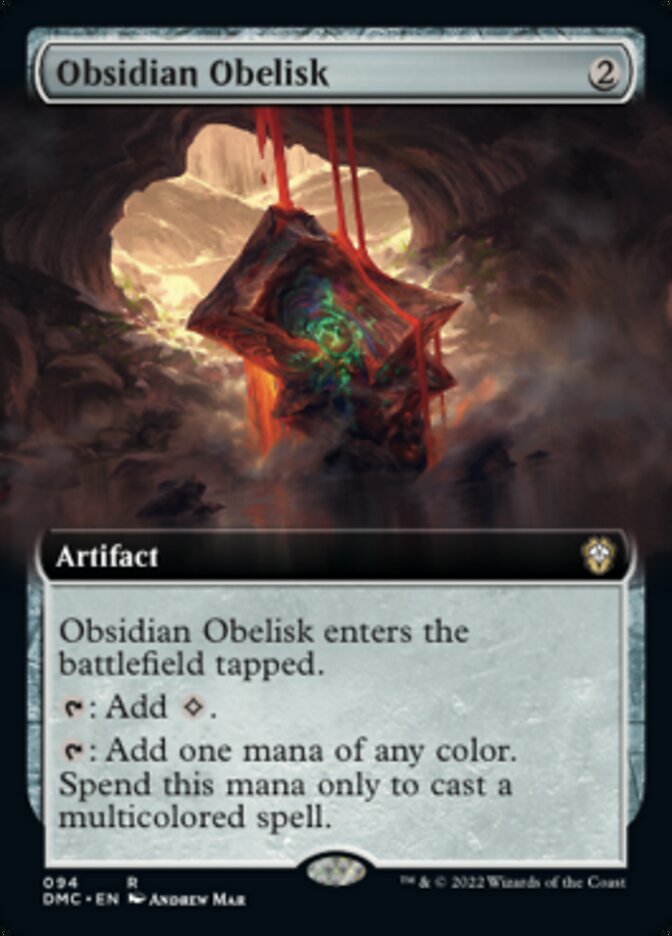 Obsidian Obelisk (Extended Art) [Dominaria United Commander] | Rook's Games and More