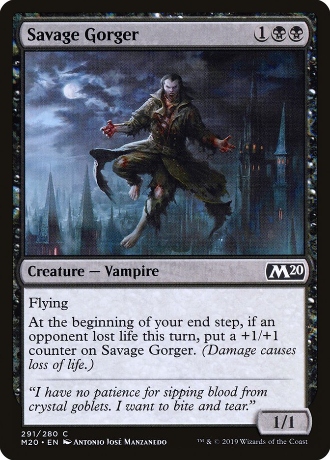 Savage Gorger [Core Set 2020] | Rook's Games and More