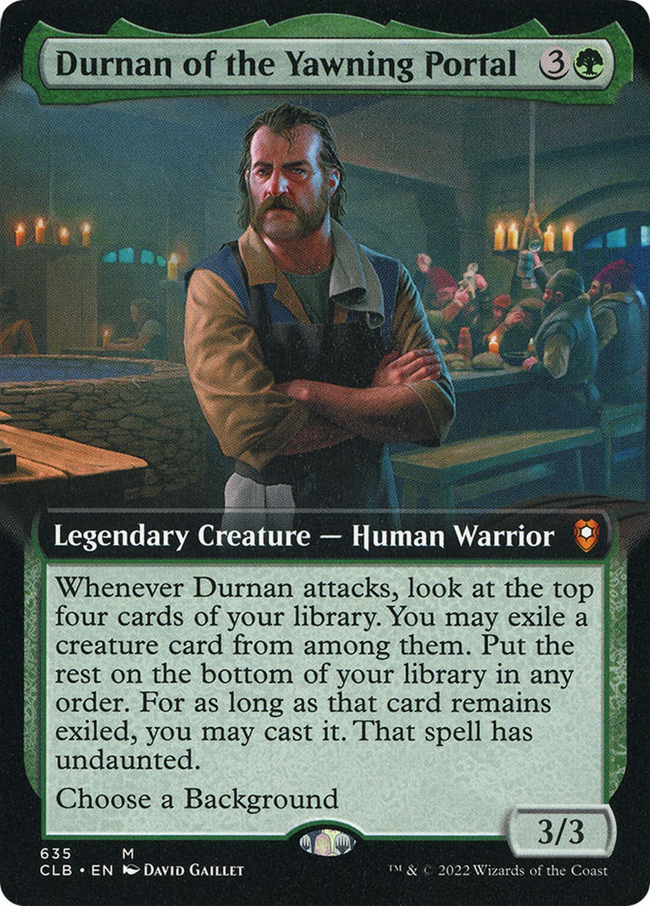 Durnan of the Yawning Portal (Extended Art) [Commander Legends: Battle for Baldur's Gate] | Rook's Games and More