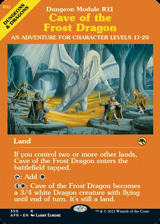 Cave of the Frost Dragon (Dungeon Module) [Dungeons & Dragons: Adventures in the Forgotten Realms] | Rook's Games and More