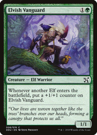 Elvish Vanguard [Duel Decks: Elves vs. Inventors] | Rook's Games and More