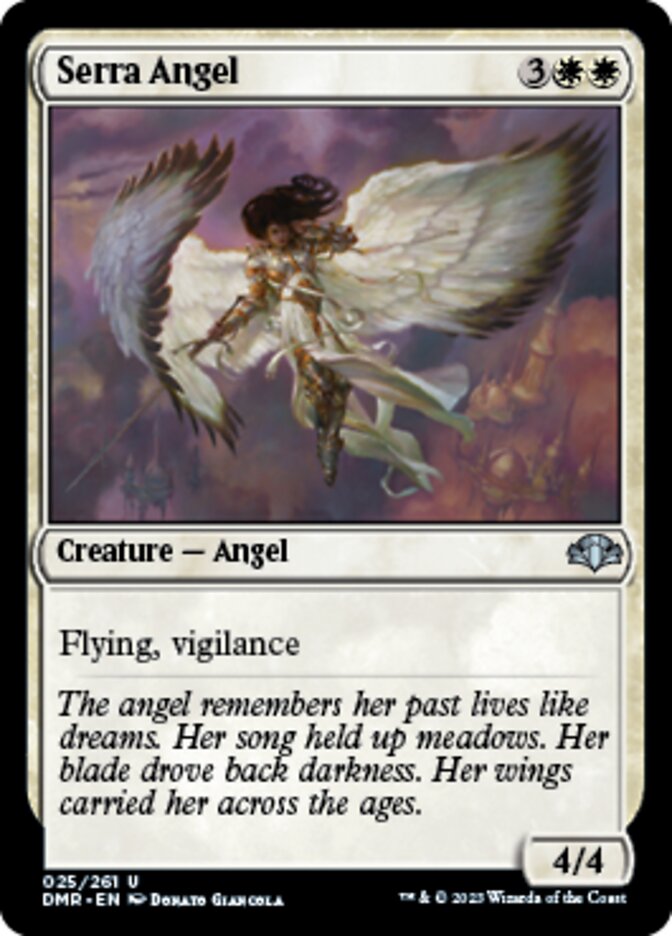 Serra Angel [Dominaria Remastered] | Rook's Games and More