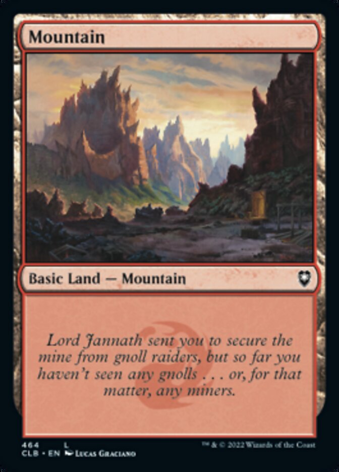 Mountain (464) [Commander Legends: Battle for Baldur's Gate] | Rook's Games and More