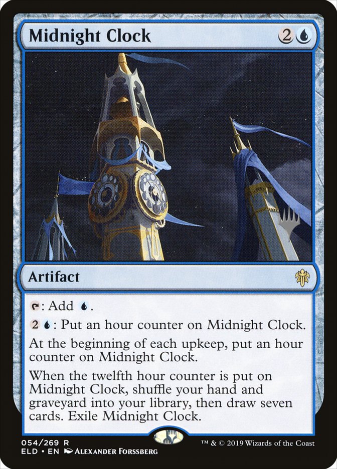 Midnight Clock (Promo Pack) [Throne of Eldraine Promos] | Rook's Games and More