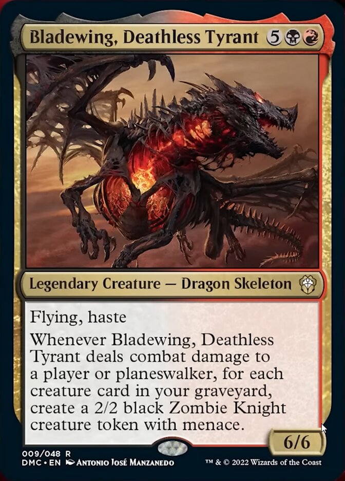 Bladewing, Deathless Tyrant [Dominaria United Commander] | Rook's Games and More