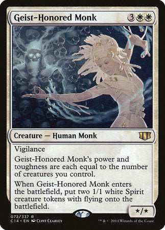 Geist-Honored Monk [Commander 2014] | Rook's Games and More